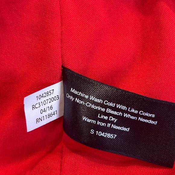 🔥”Lane Bryant” NWT Orange Red Tiered Maxi Skirt w/ Metallic Gold Detailing🔥 - Picture 12 of 12